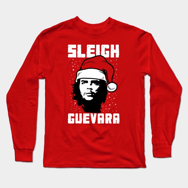Sleigh Guevara Long Sleeve T-Shirt by dumbshirts